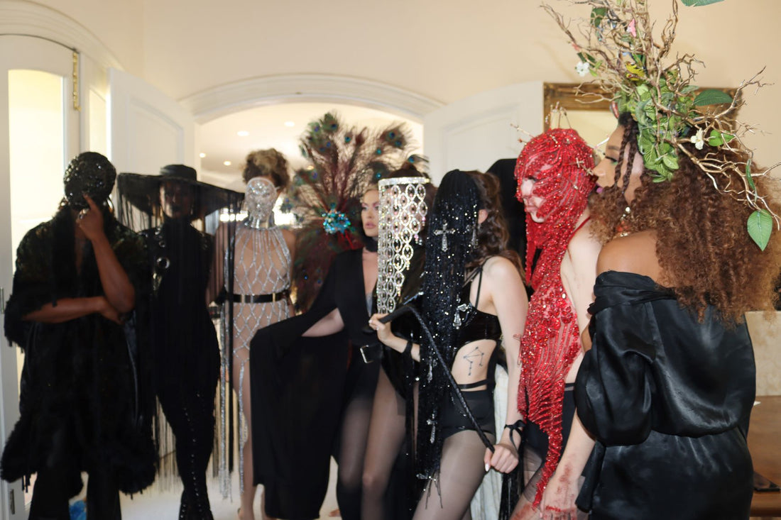 sara rose styling models for fashion show event