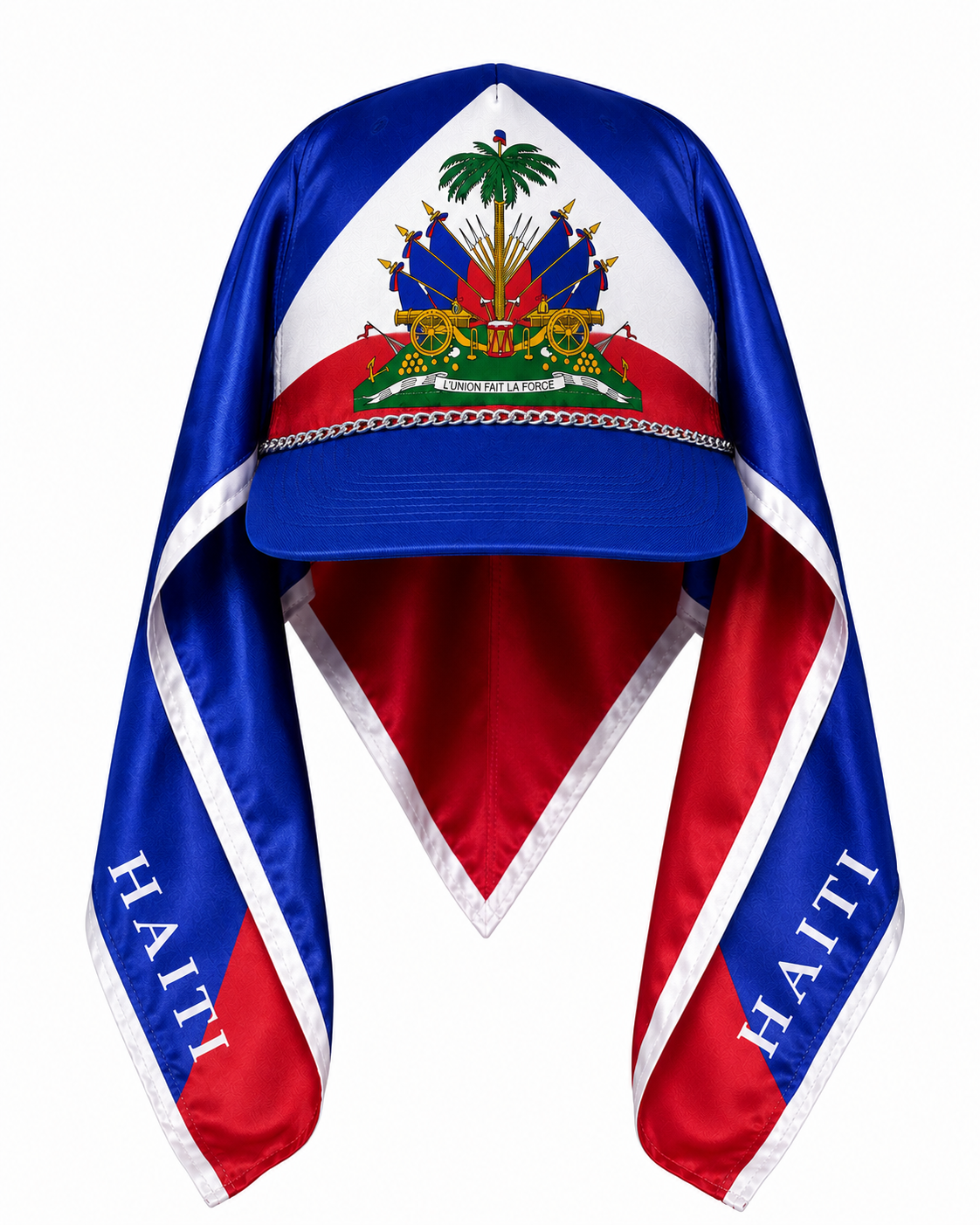 Haiti Flag Scarf Hat