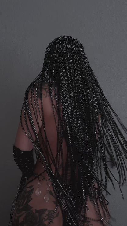 NOTHING BUT DIAMONDS Wig (Black)